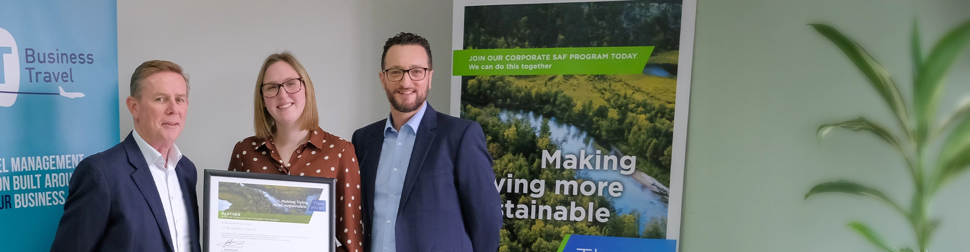 CT Business Travel accepting the KLM partnership