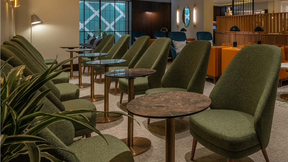 New Heathrow lounge seating area